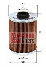 CLEAN FILTERS alyvos filtras ML 490